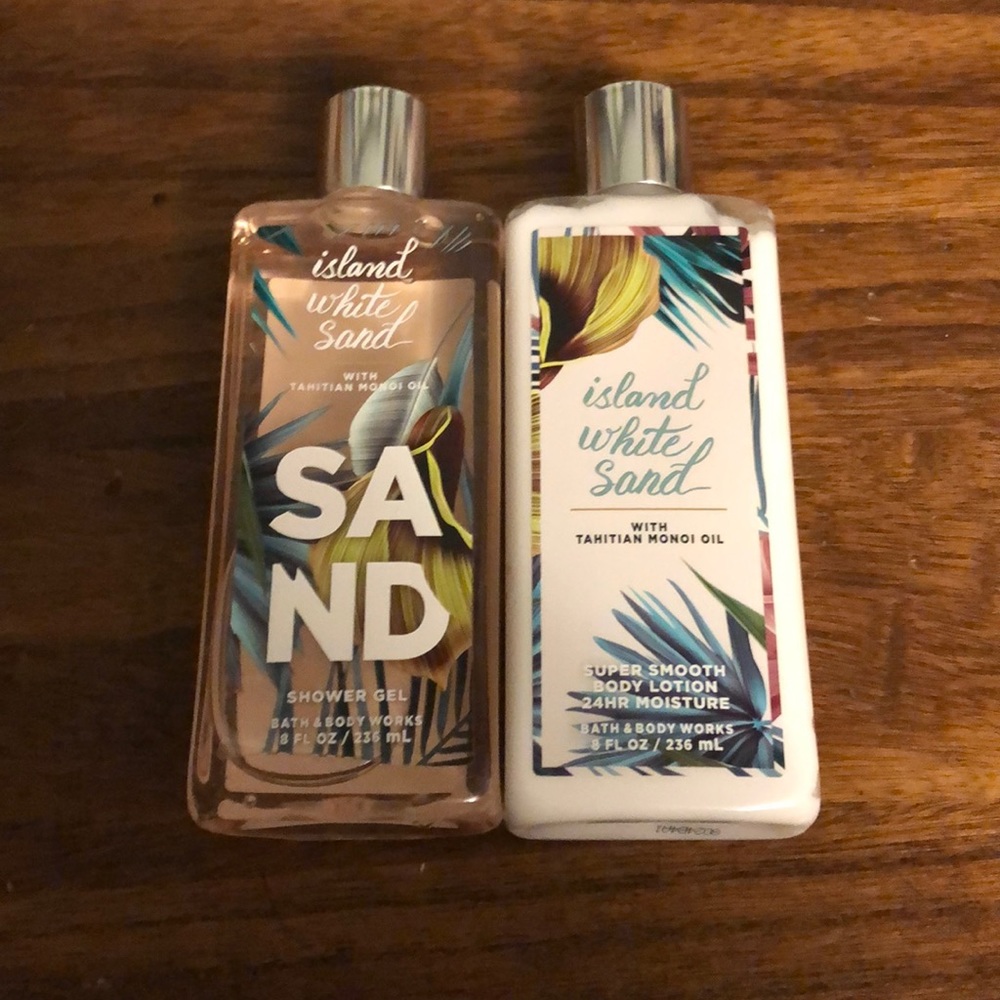 Bath and body works lotion and shower gel